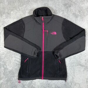 The North Face Womens Denali Polartec Fleece Jacket Black Pink S/P